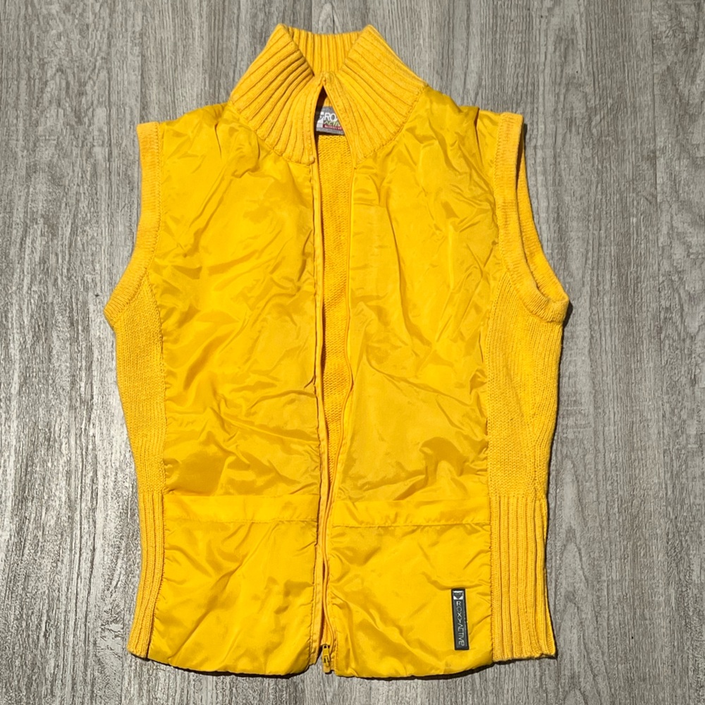 Roxy Active Bright bold yellow sweater vest